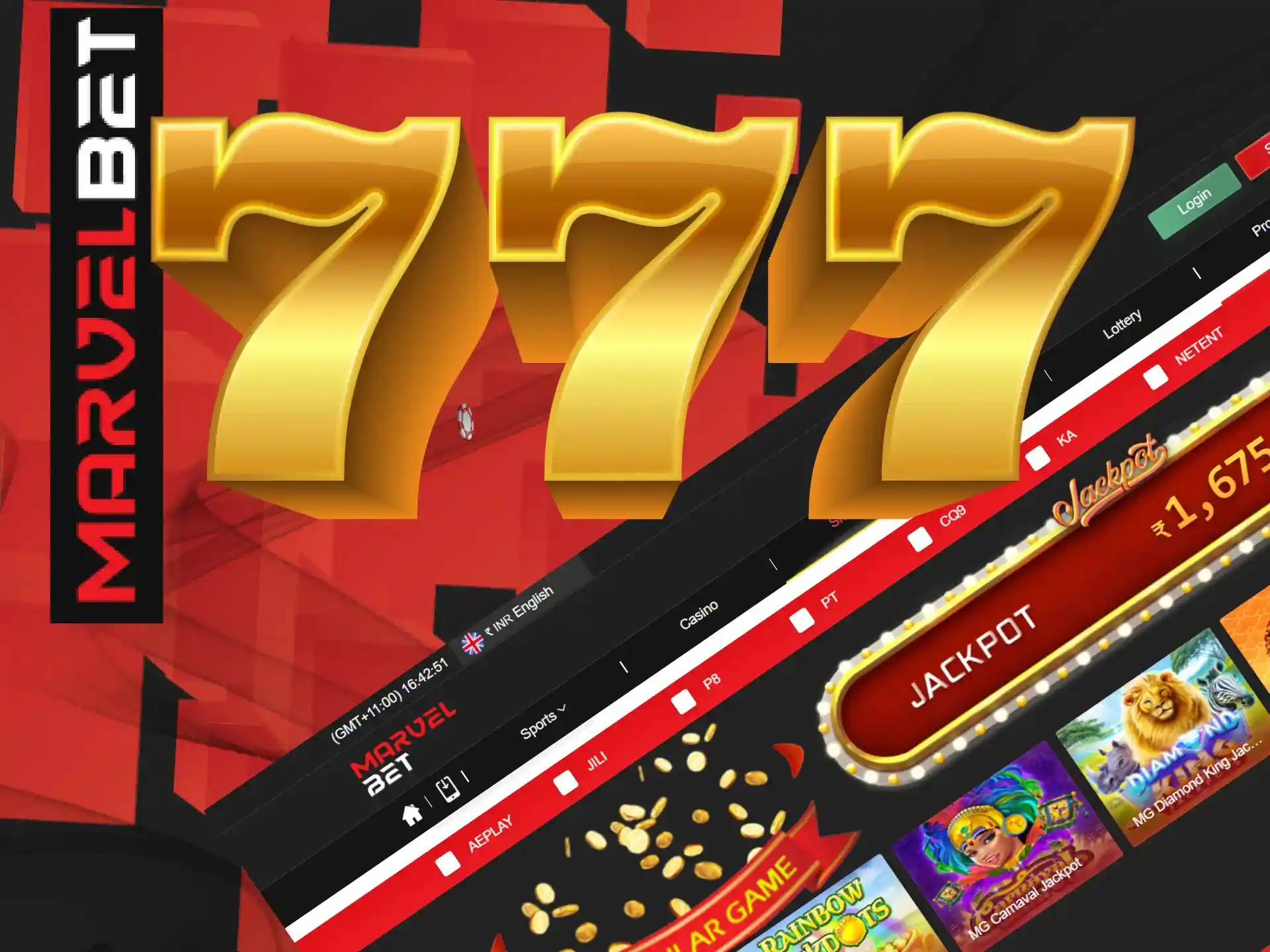 Try to win a huge jackpot in a specific game.