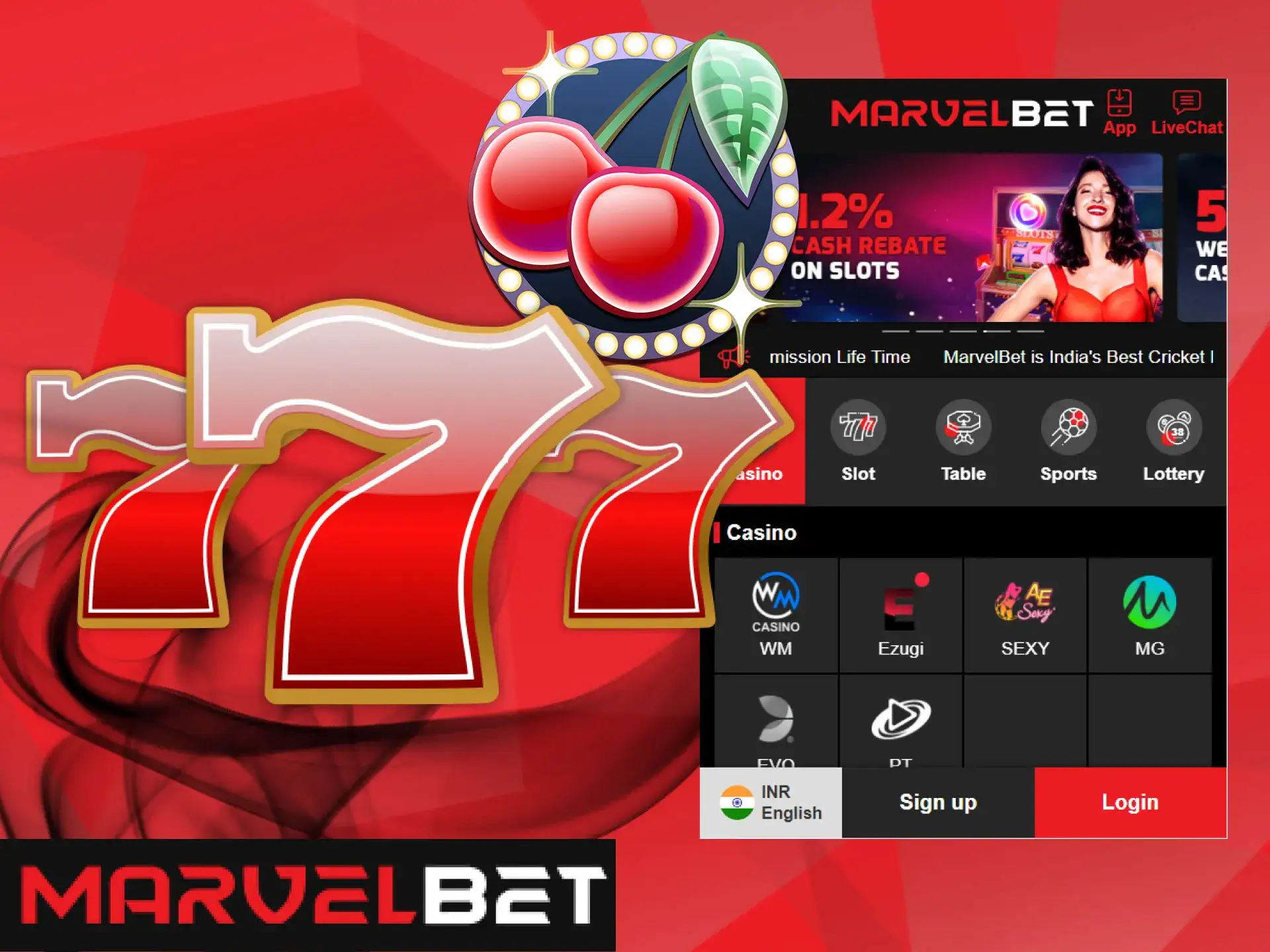 You will find all the same casino games in the app as on the website.